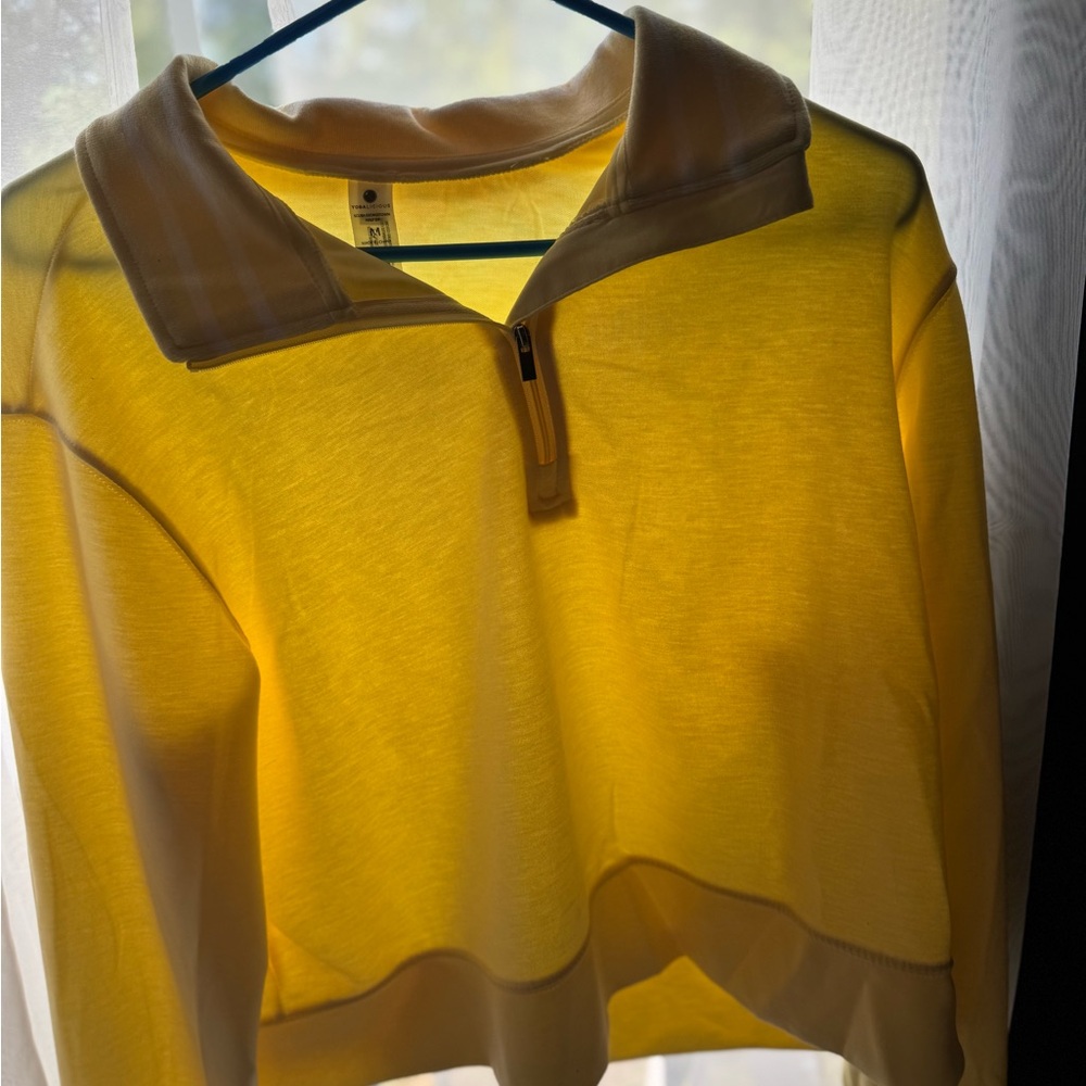 Yogalicious Yellow Crew Neck Sweater
